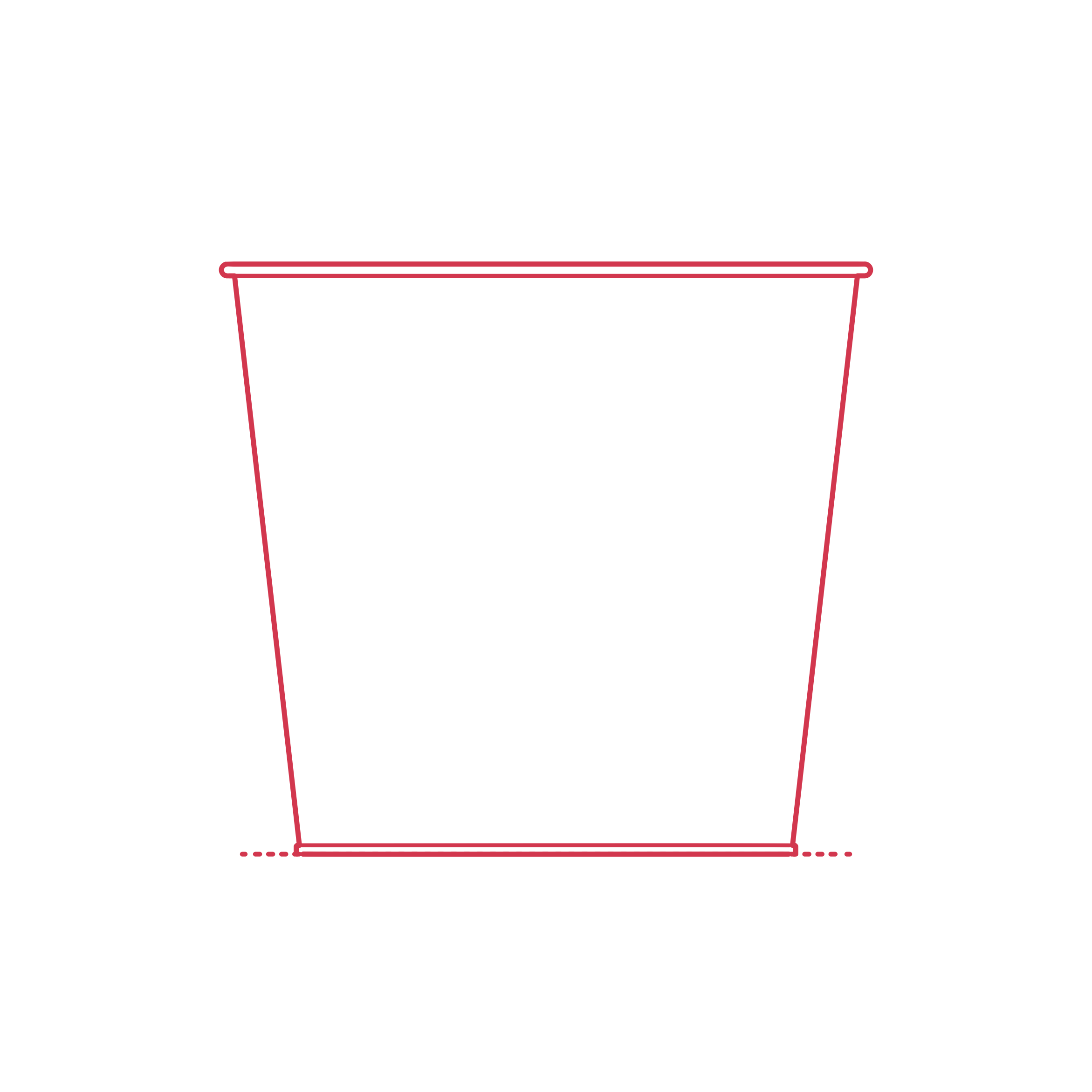 Objects Plant Pots Ikea Daidai Plant Pot Medium Line Art Illustration Svg Free Vectors